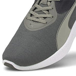 Puma Men's Better Foam Emerge 3D Running Shoe, Castlerock Black-Orange Glow, 9.5