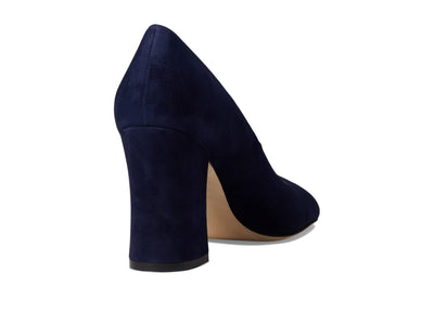 Stuart Weitzman Curveblock 85 Pump Nice Blue 7.5 B