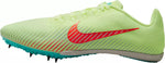 Nike Zoom Rival M 9 Mens Track Spike (Barely Volt/Hyper Orange, Numeric_11)