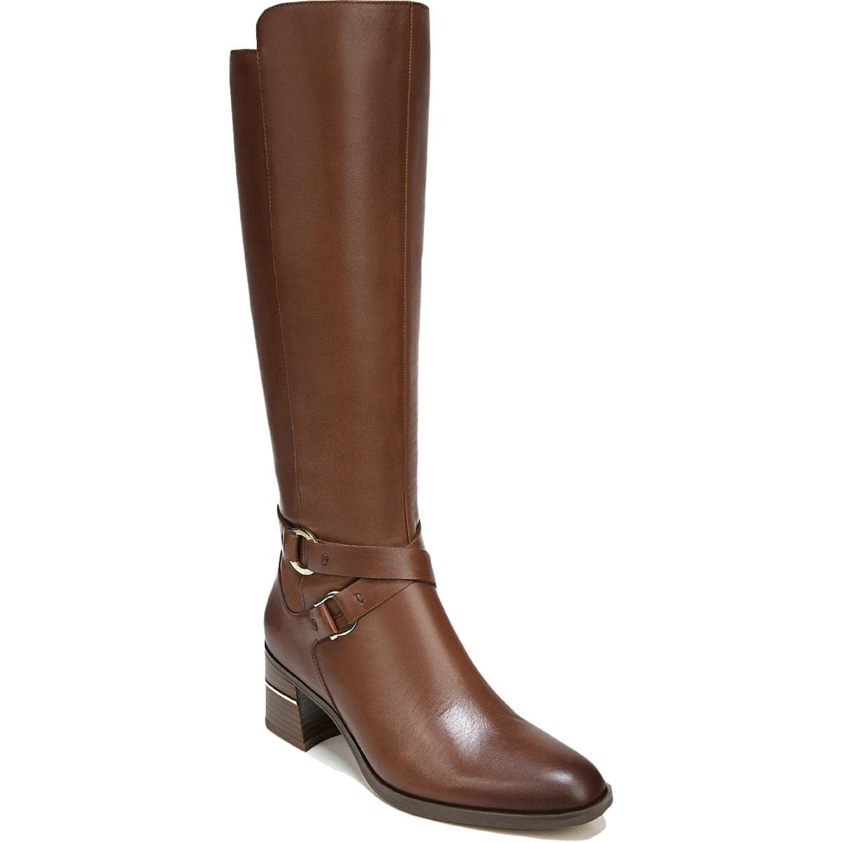 Naturalizer Shore Wide Shaft Lodge Brown Leather 8.5 M (B)