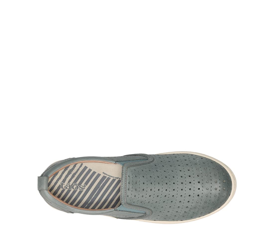 Taos Footwear Women's Court Sneaker 8.5 Lake Blue