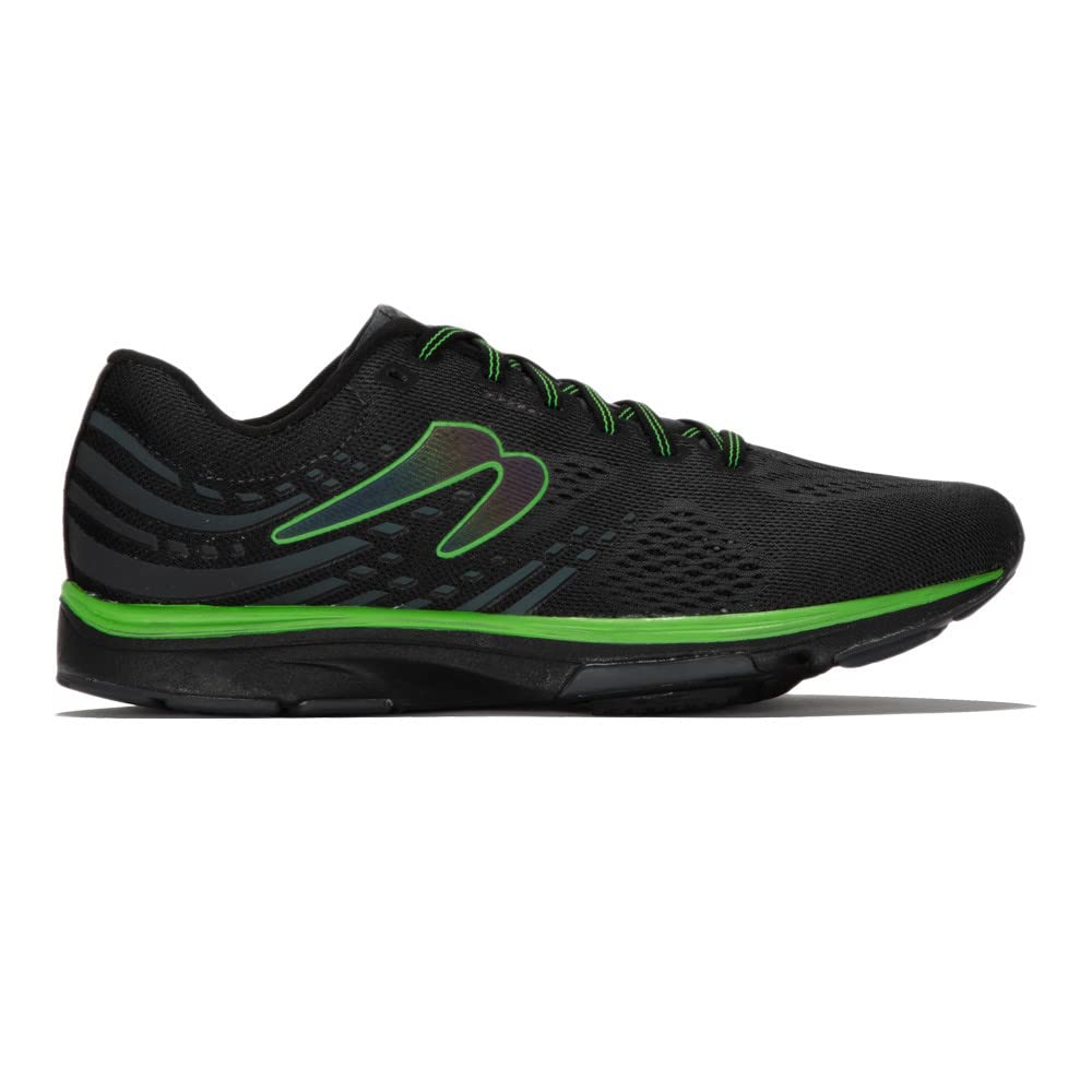 NEWTON Running Men's Kismet 7 Stability Road Running Shoe - Stability Trainer 8 Black/Green