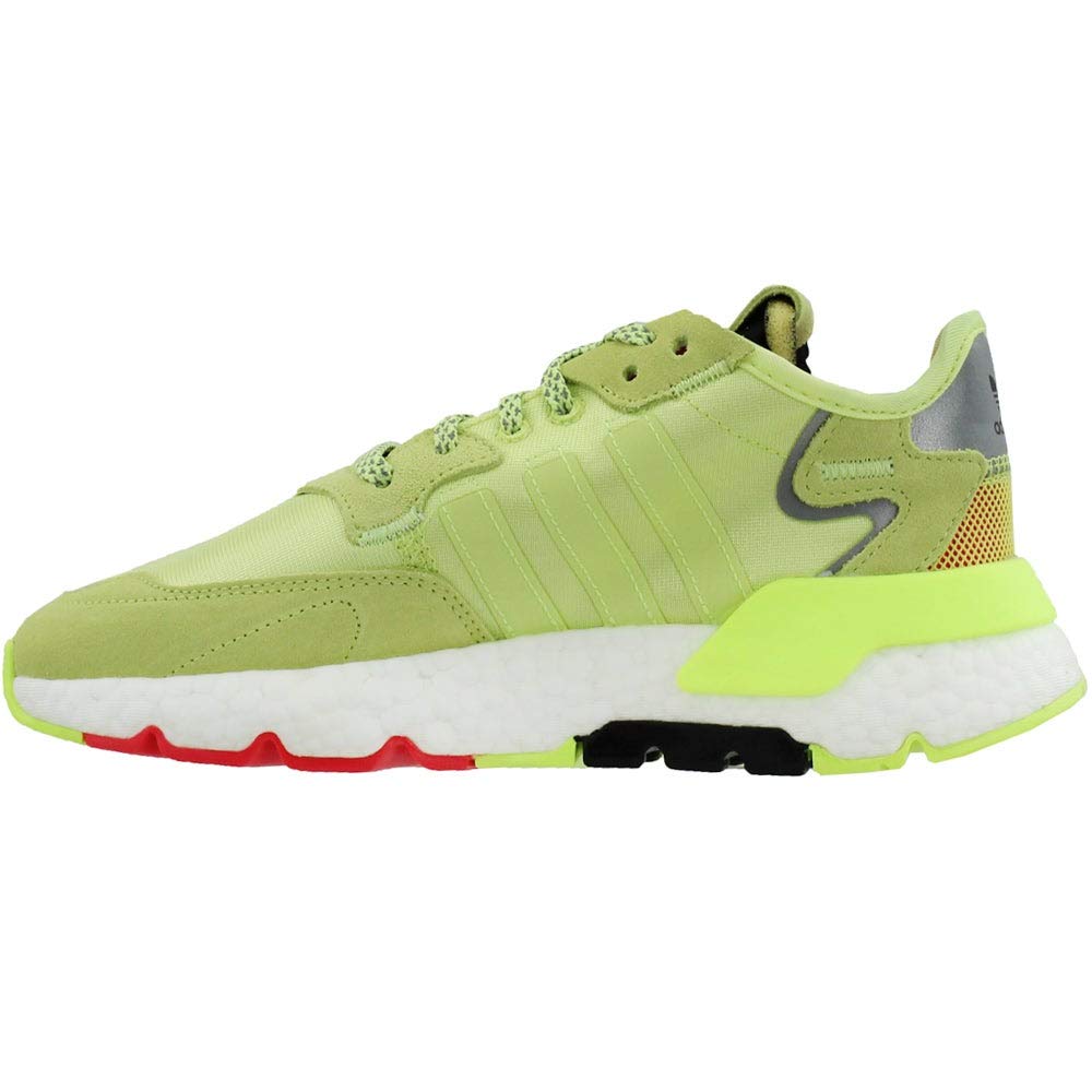 adidas Womens Nite Jogger Lace Up Sneakers Shoes Casual - Yellow - Size 5.5 B