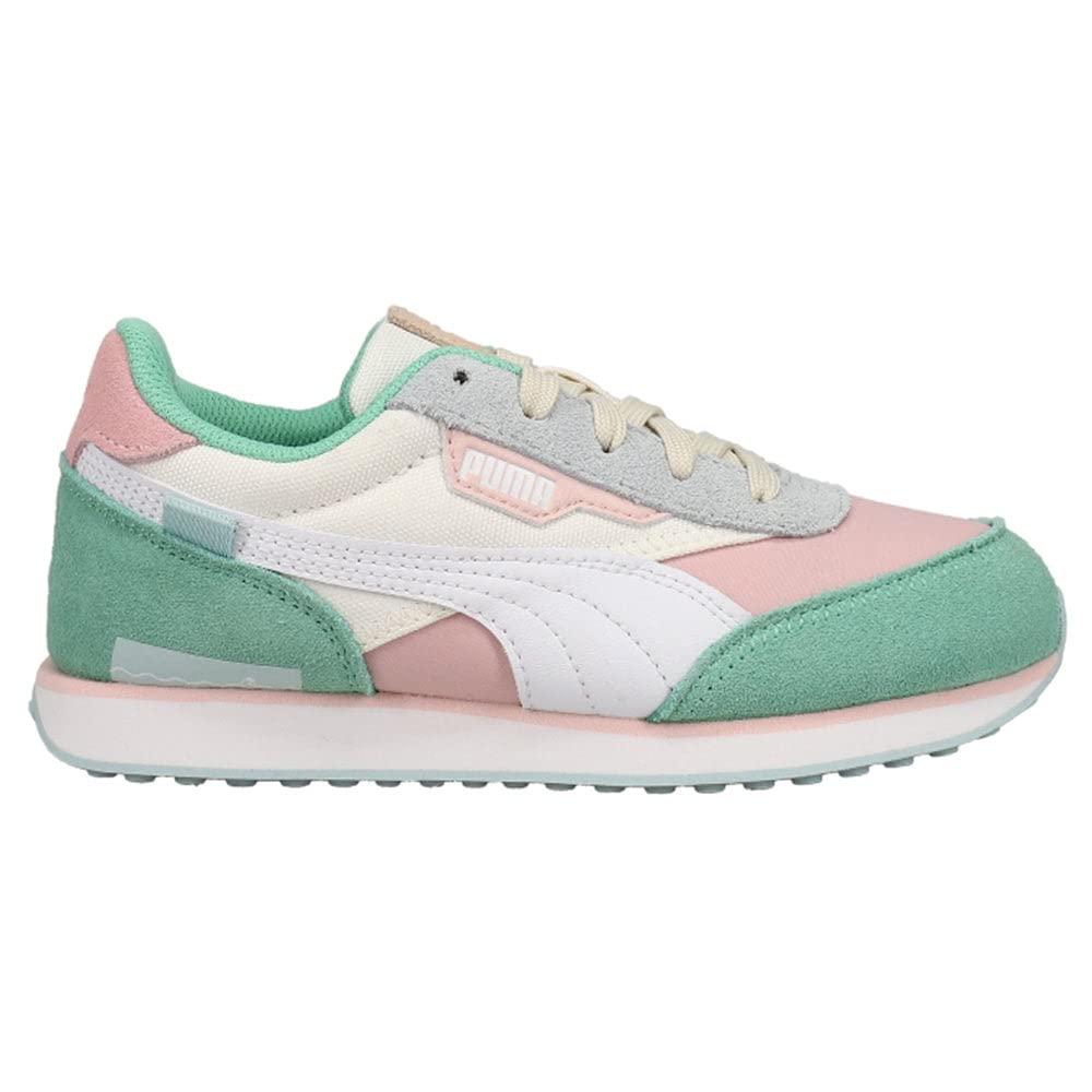 PUMA Girl's Future Rider Animal Crossing PS (Little Kid) Bok Choy/Puma White/Rosewater 13 Little Kid M