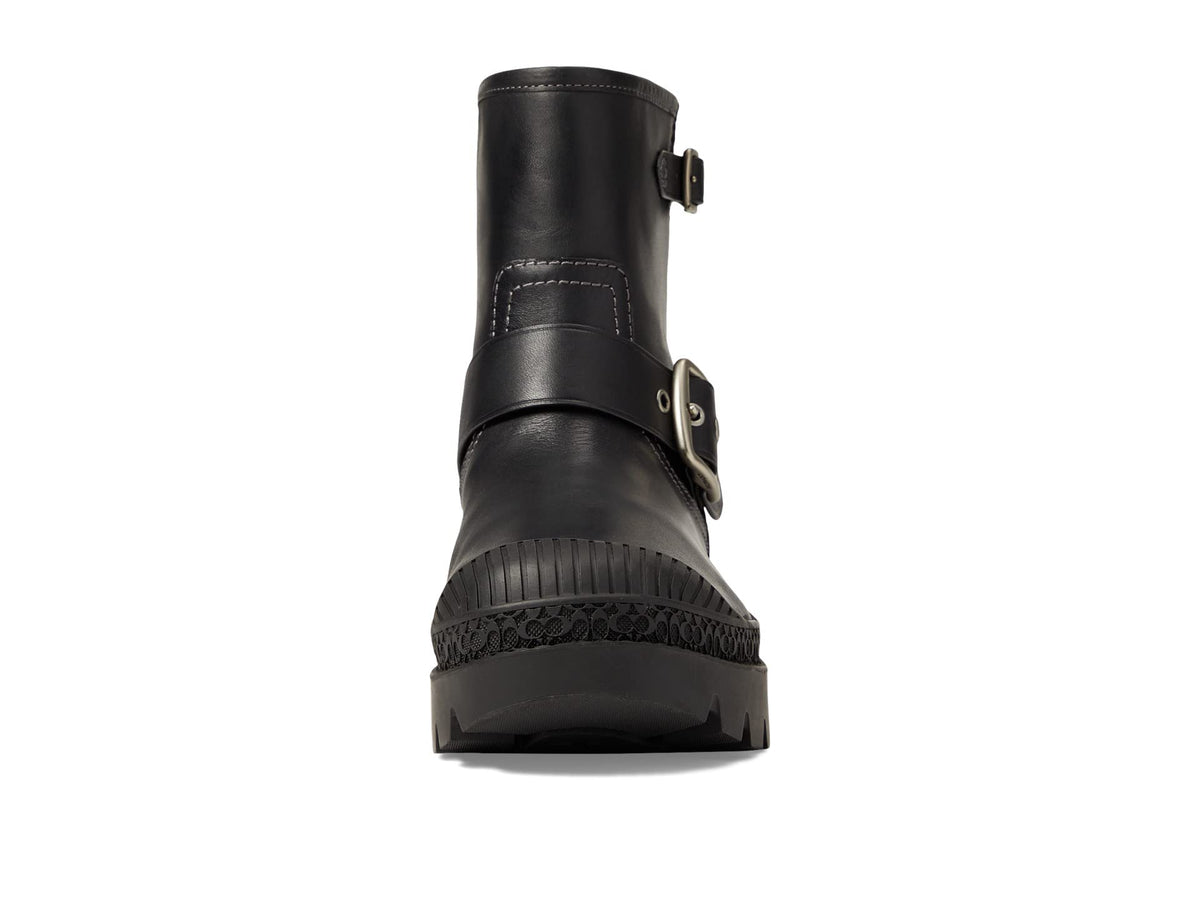 Coach Trooper Moto Boot Black 9 B (M)