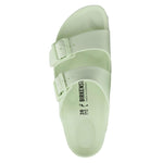 Birkenstock Unisex Arizona Essentials Slide-On Sandal, Faded Lime, 9-9.5 Narrow Women/7-7.5 Narrow Men, 40EU