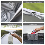 EchoSmile Camping Instant Tent, 8 Person Camping Tent, Waterproof Dome Tent with Rainfly, Portable Tent with Carry Bag for 3 Seasons, Easy Setup for Camping, Hiking and Outdoors