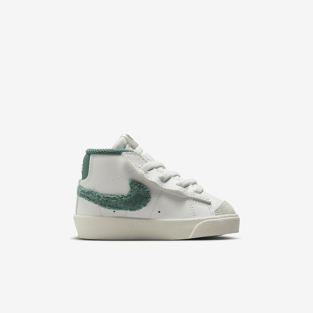 Nike Blazer Mid '77 Baby/Toddler Shoes (FZ1157-100, Summit White/Phantom/Light Pumice/Bicoastal) Size 3