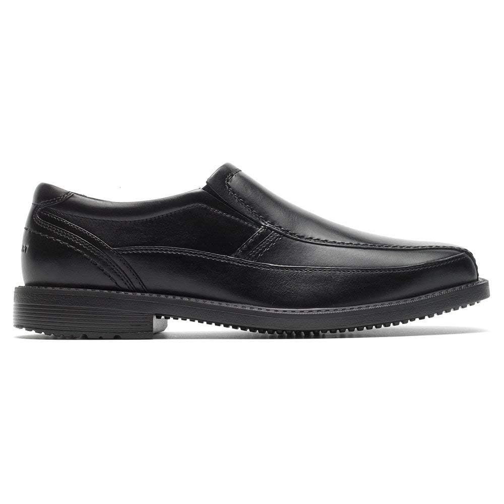 Rockport Men's Style Leader 2 Bike Slip-on Oxford, Black, 9.5 XW US