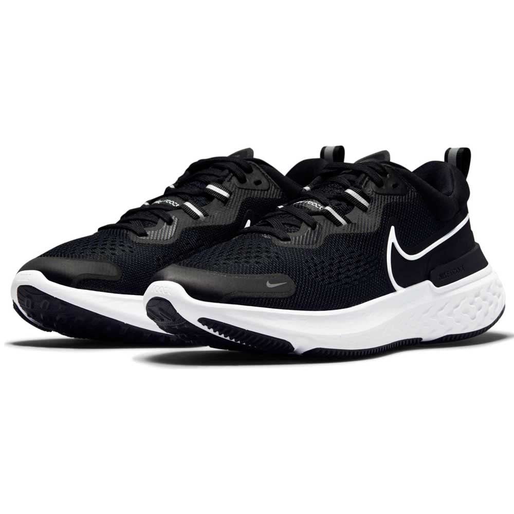 Nike Womens React Miler 2 Athletic and Training Shoes B/W 10.5 Medium (B,M)