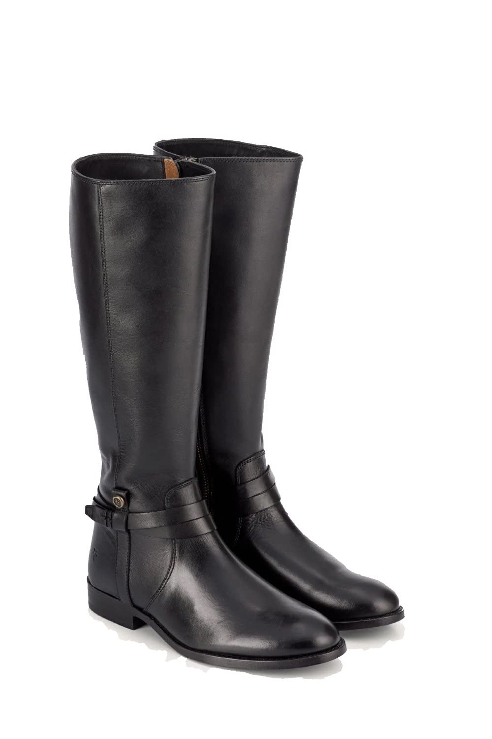 Frye Women's Melissa Belted Tall Knee High Boot, Black - 10M