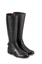 Frye Women's Melissa Belted Tall Knee High Boot, Black - 10M