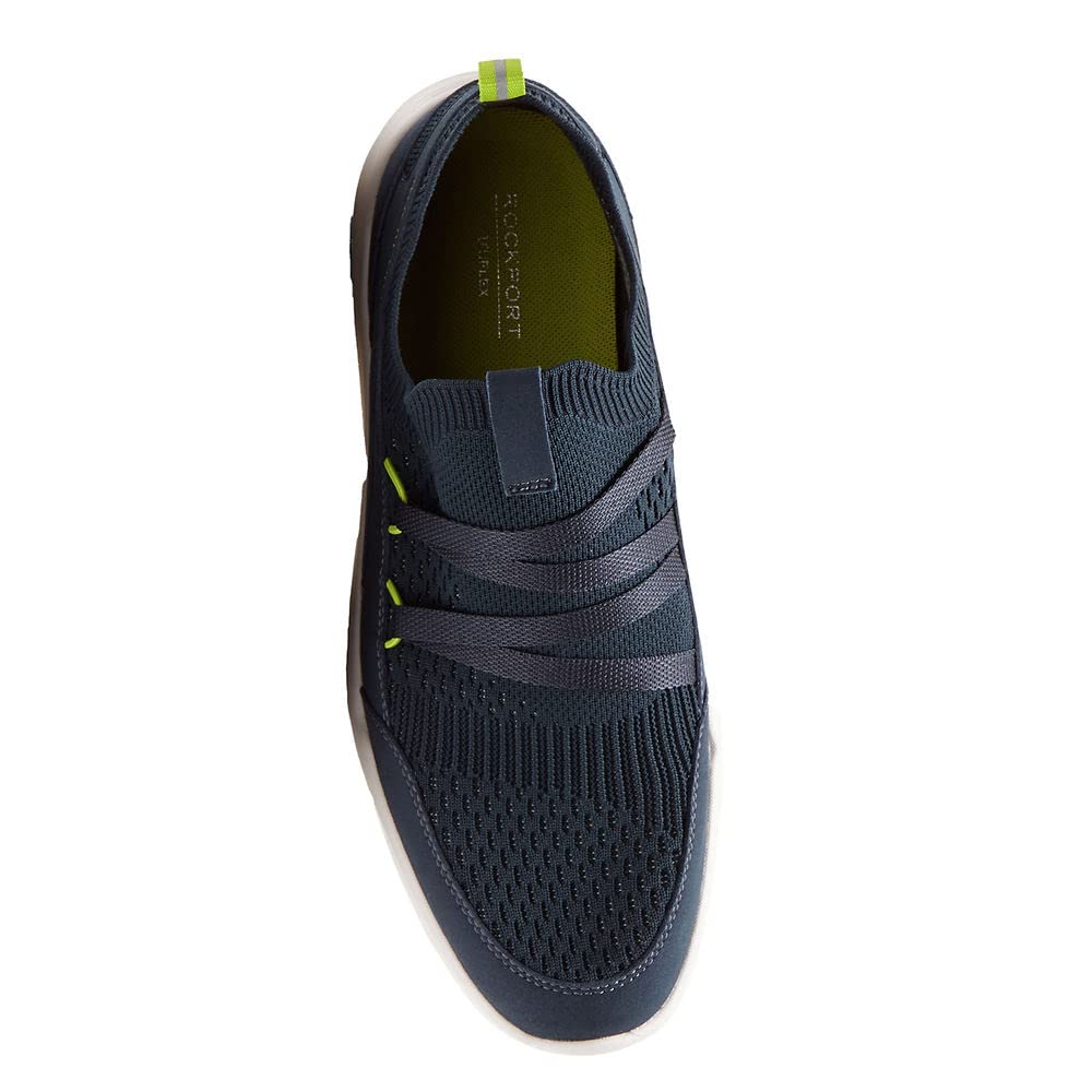 Rockport Men's Truflex M Evolution Mudguard Pull Up Walking Shoe, Navy, 10.5