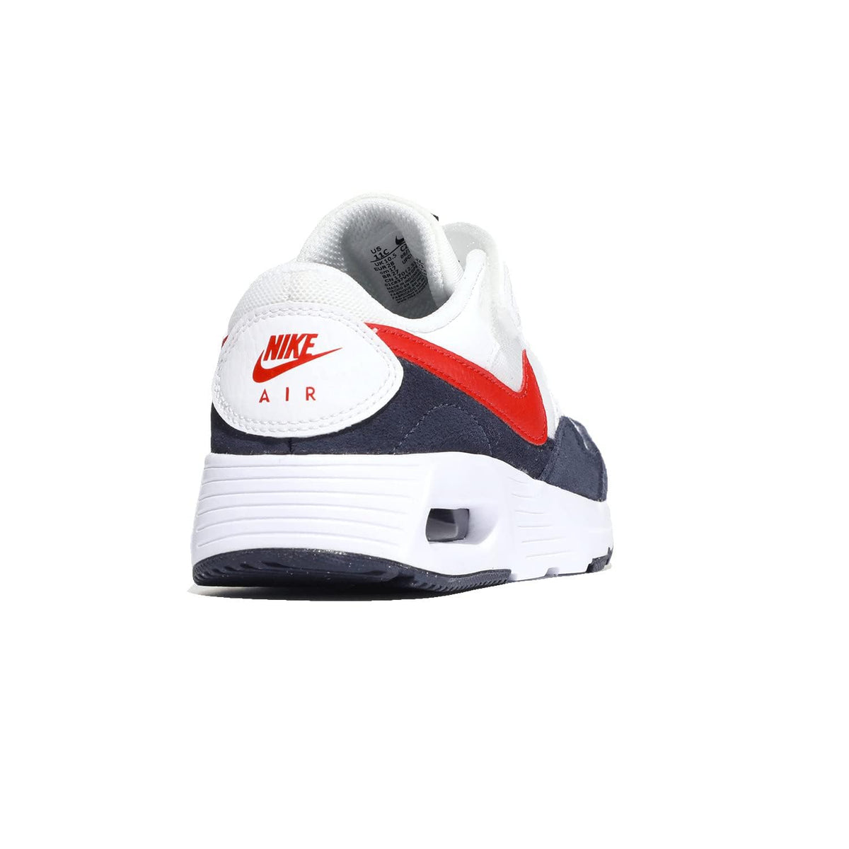Nike Boy's Air Max SC (Little Kid) White/University Red/Obsidian 1 Little Kid M