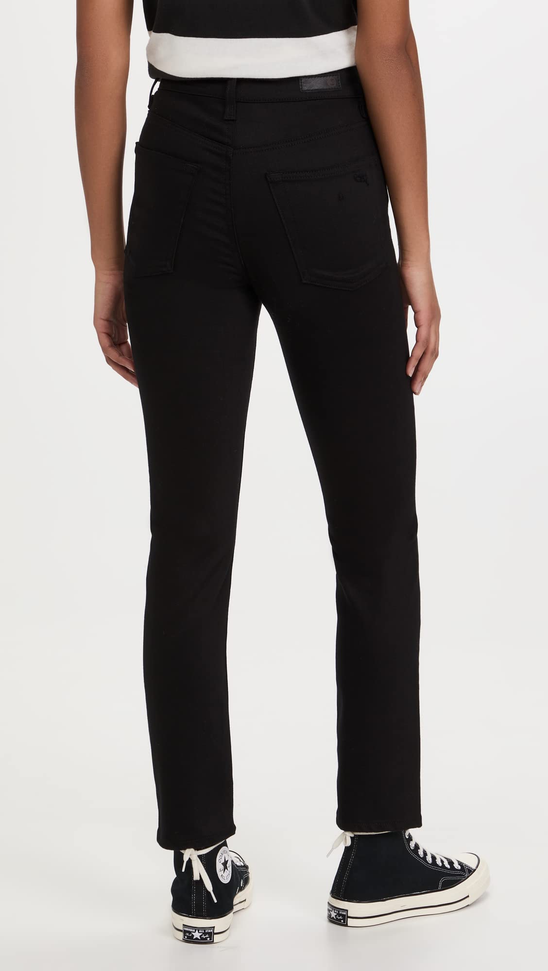 AG Adriano Goldschmied Women's Alexxis Slim Jeans, Blackboard, 28