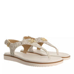 Michael Kors Jilly Flat Sandal Vanilla 8 M
