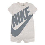 Nike Baby Boy Shortall (Pale Ivory Heather(5ND369-W67)/Grey, 6 Months)