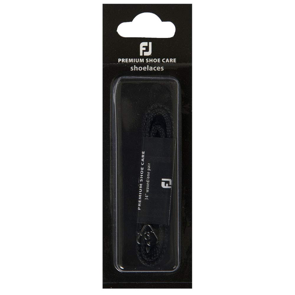 FootJoy Golf Premium 32'' Waxed Shoelaces Black