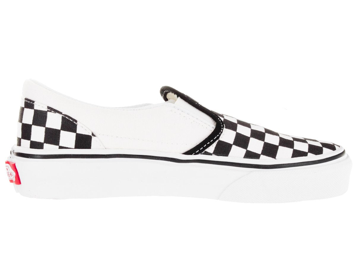 Vans Boys' Classic Slip-On (Tod/Yth) - (Checkerboard) Black/True White - 11 Toddler