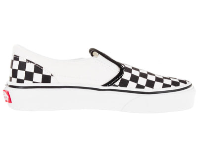 Vans Boys' Classic Slip-On (Tod/Yth) - (Checkerboard) Black/True White - 11 Toddler