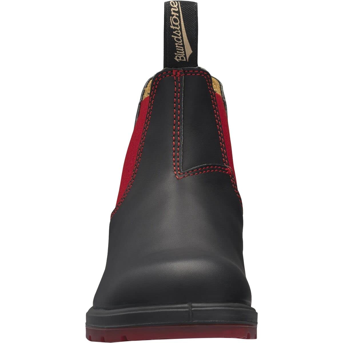Blundstone Unisex Super 550 Series Black/Red Slip-On - 3.5 UK