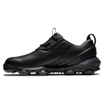 FootJoy Men's Tour Alpha Previous Season Style Golf Shoe, Black/Charcoal/Red, 9 Wide