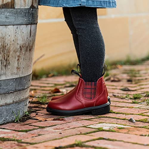 Blundstone 2192 (Toddler/Little Kid/Big Kid) Red/Burgundy Tartan AU 10 (11-11.5 US Toddler) M