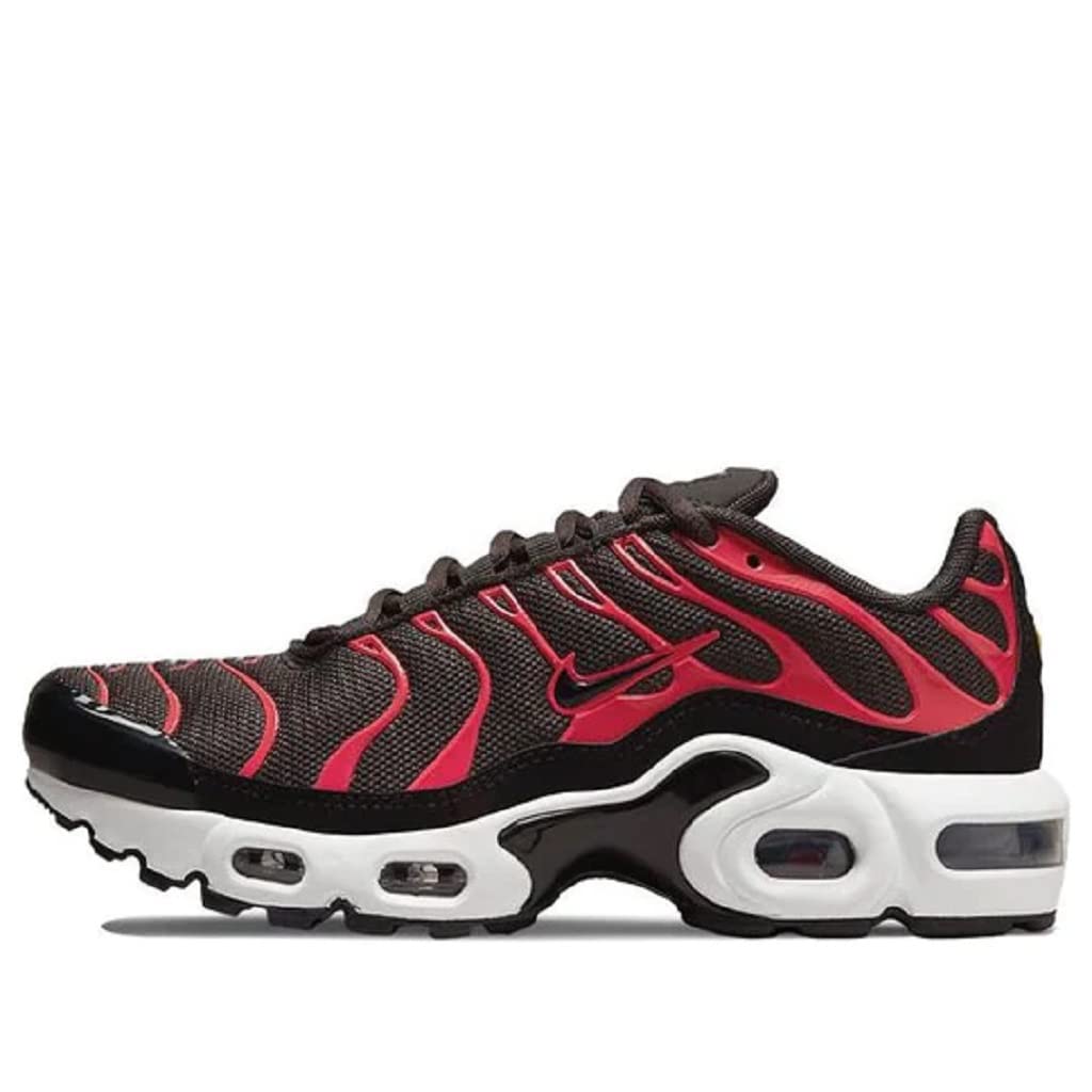 Nike Air Max Plus GS Running Trainers CD0609 Sneakers Shoes (UK 3.5 us 4Y EU 36, Medium Black Siren red 200)