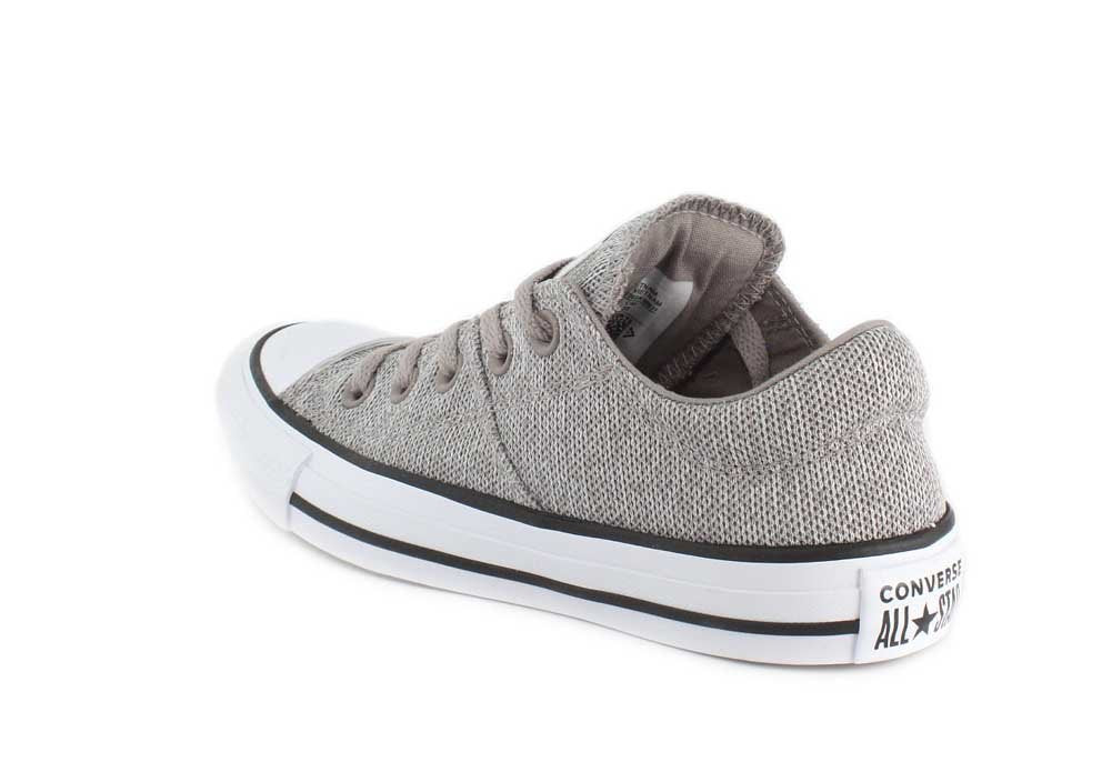 Converse Womens Chuck Taylor All Star Madison-Ox Low-Top Mercury Grey/Mouse Sneaker - 6