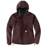 Carhartt Women's Super Dux Relaxed Fit Sherpa-Lined Active Jacket, BlackBerry, Medium