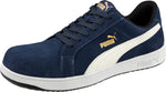 PUMA Men's Iconic Black Industrial Shoe, Suede Navy Eh, 14