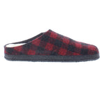 Birkenstock Women's Zermatt Shearling Flats 6 Women/4 Men Plaid Red-red