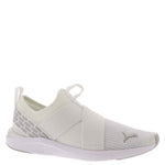 PUMA Prowl Slip-On Shine Micro Women's Sneaker 11 B(M) US White-Silver