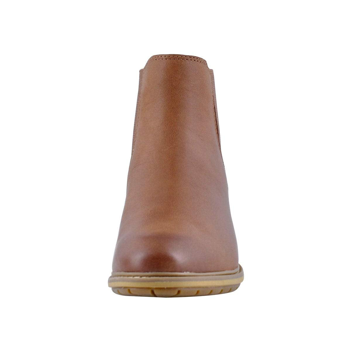 Timberland Womens Sutherlin Bay Leather Ankle Chelsea Boots Brown 8 Medium (B,M)