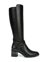 Naturalizer Shore Wide Shaft Black Leather 4 M (B)