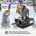 1byone 650W Snow Machine Wired Remote Control Great Machine for Kids, Parties, Parades