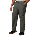 Columbia Men's Silver Ridge Convertible Pant, Breathable, UPF 50 Sun Protection, Gravel, 36x28