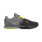 HEAD Sprint Pro 3.0 SuperFabric Tennis Court Shoes for Men-Black/Yellow, 9.5