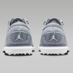 Jordan ADG 4 Men's Golf Shoes (DM0103-010, Wolf Grey/White-Smoke Grey) Size 3.5