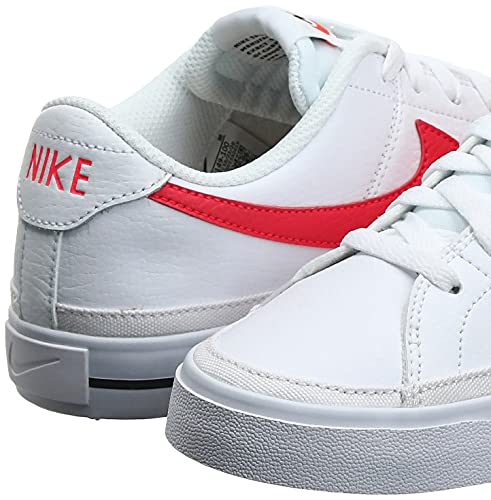 Nike Women's Court Legacy White/Siren Red-Black (CU4149 100) - 10