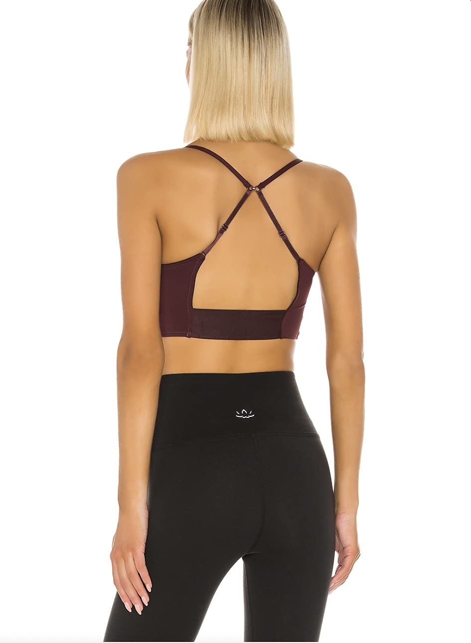 Free People Brianna Long Line Underwire Bralette Crimson XS