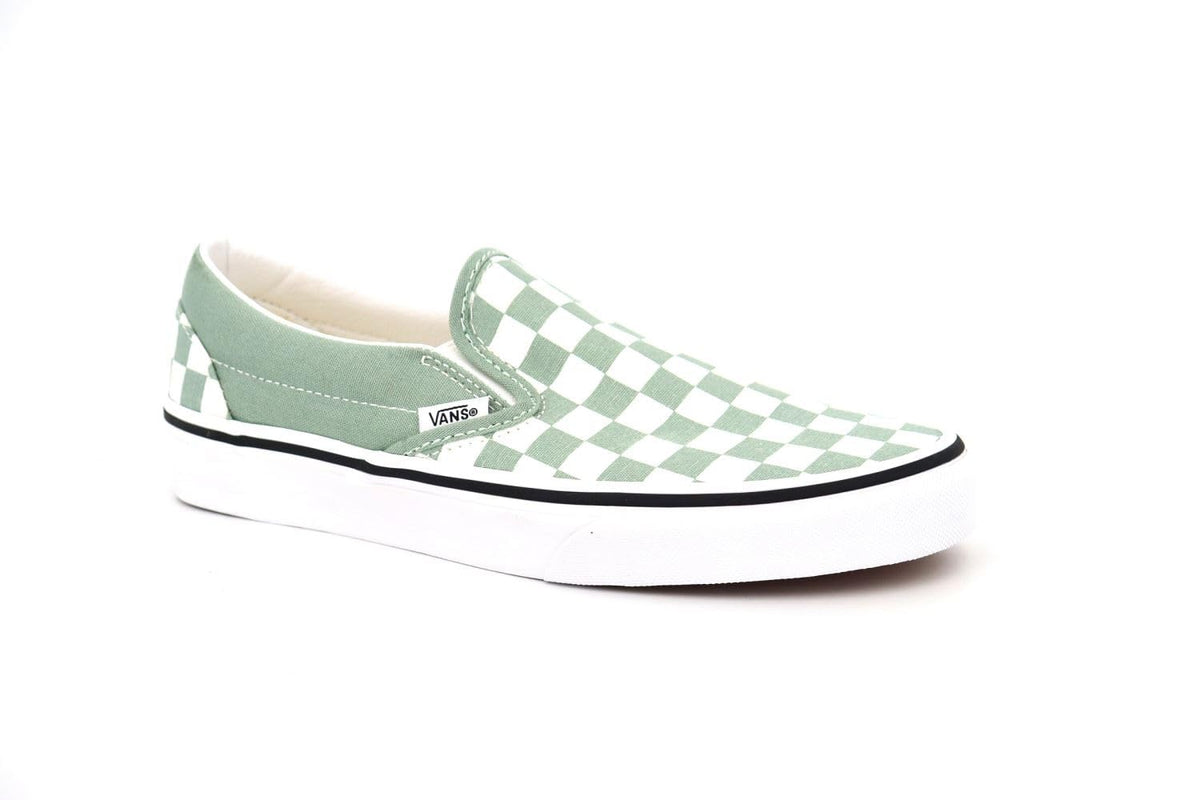 Vans Unisex Modern, Color Theory Checkerboard Iceberg Green, 5.5 US Men