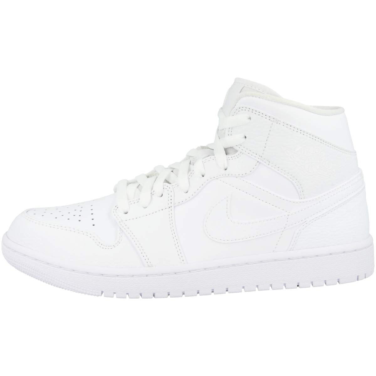 Nike Men's High-Top Sneakers Basketball Shoe, White White White, 7.5