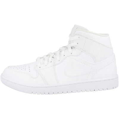 Nike Men's High-Top Sneakers Basketball Shoe, White White White, 7.5