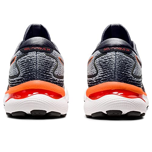 ASICS Gel-Nimbus® 24 Sheet Rock/Shocking Orange 7 EE - Wide