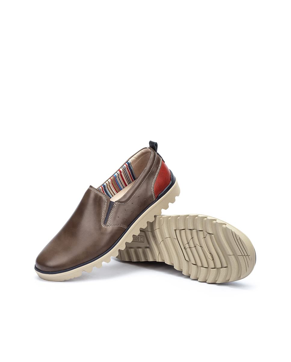 PIKOLINOS Loafers Leather Tabernas for Man Dark Grey