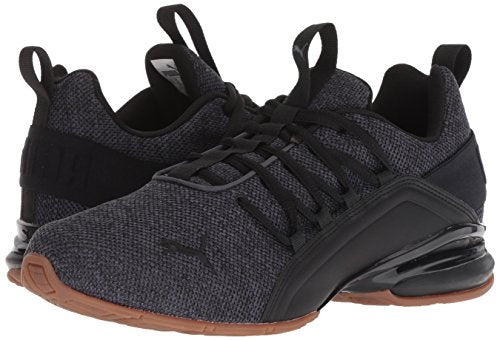 PUMA mens Axelion Cross trainer, Asphalt Black, 8.5 US