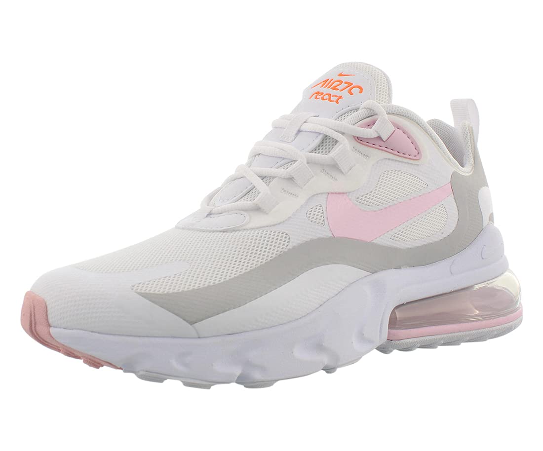 Nike Women's Low-top Running Shoe, Multicolored, 8 US (White/Pink Foam-Total Orange, Numeric_7_Point_5)