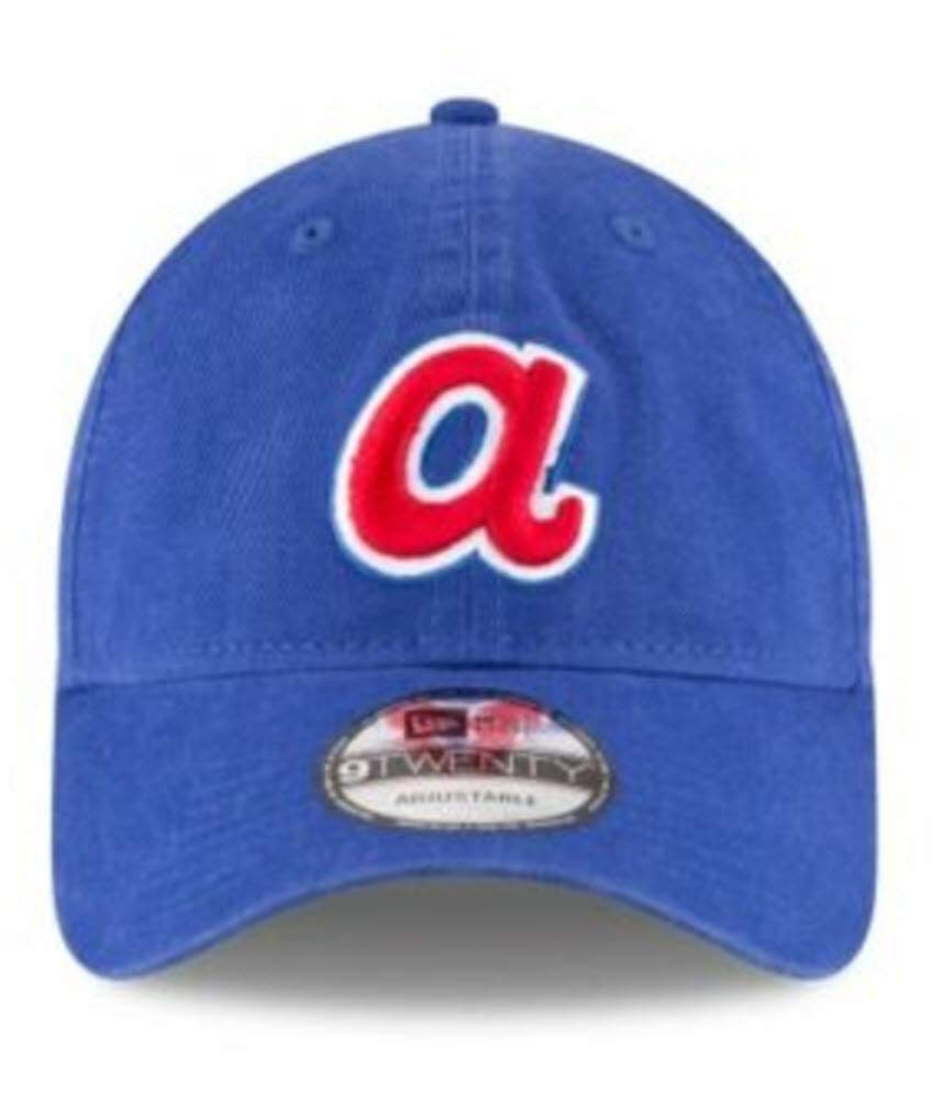 '47 Atlanta Braves Brand Throwback Clean Up Adjustable Hat - Blue