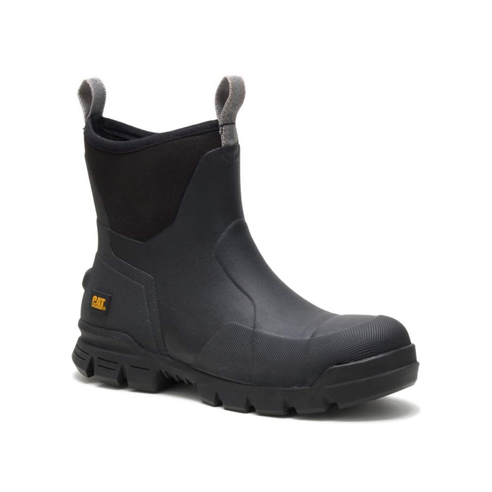 Cat Footwear Unisex-Adult Stormers 6" Soft Toe Construction Boot 9 Women/7 Men Unisex Black